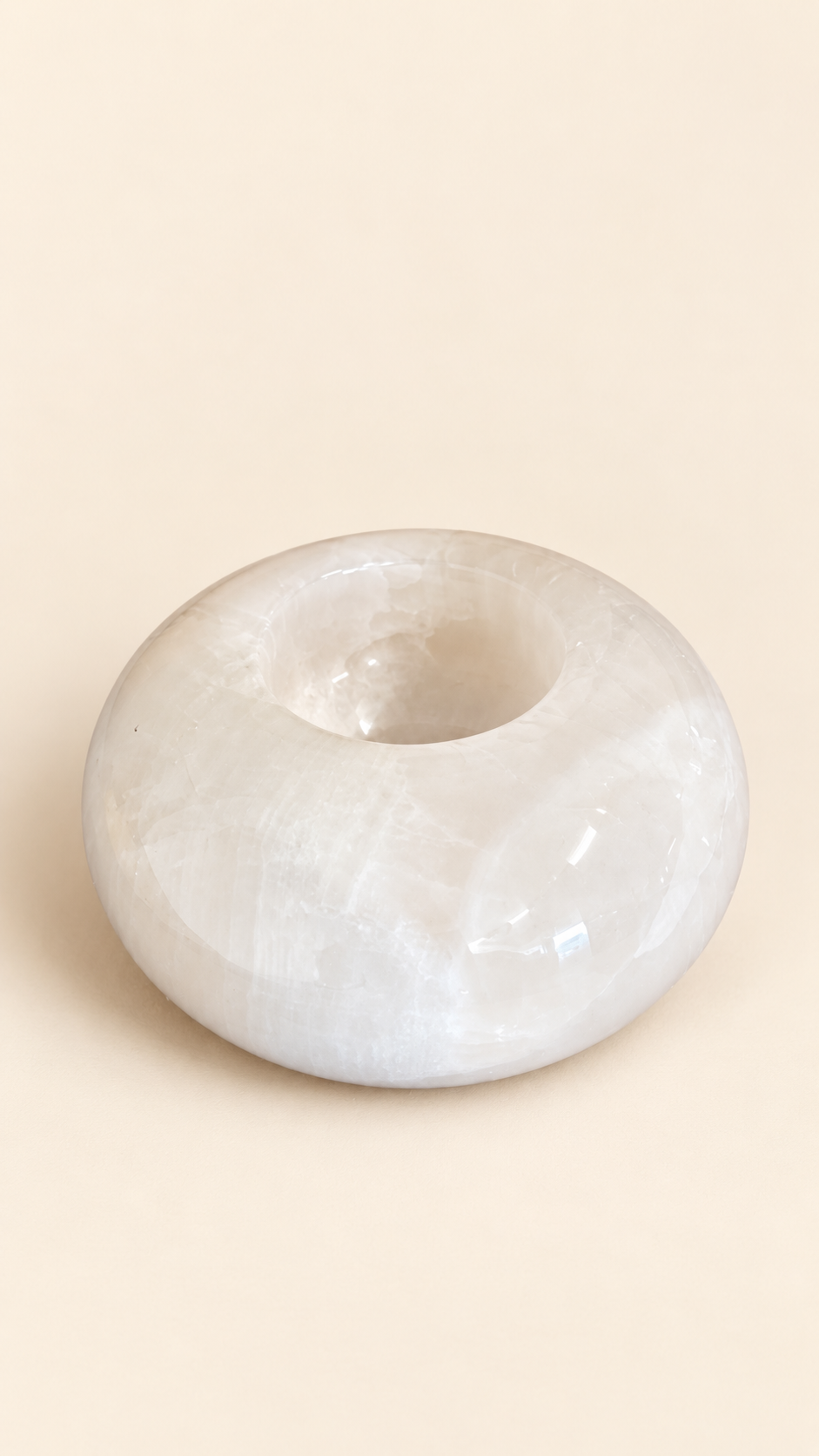Lira natural onyx tealight holder