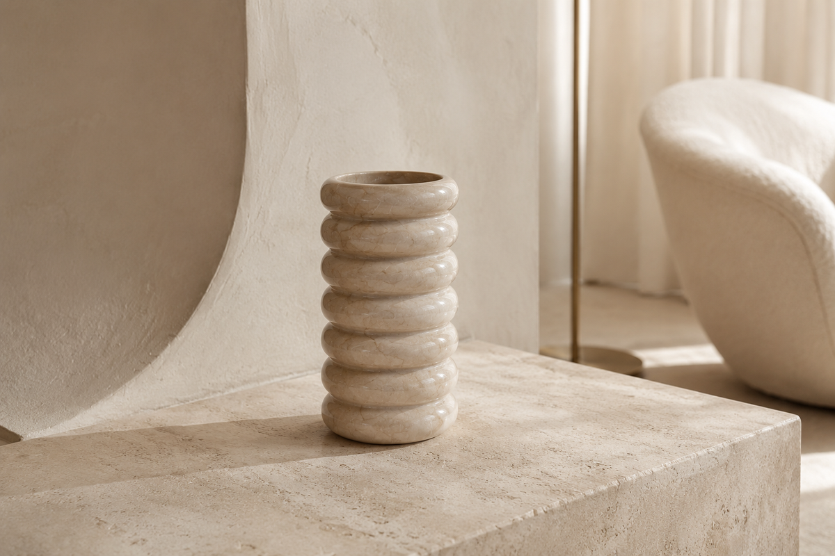 Emeralda-7M Stone Vase
