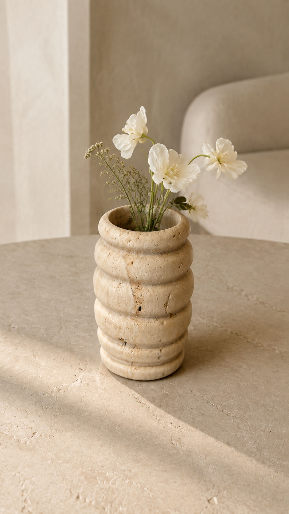 Orbis Stone Vase