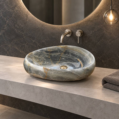 Aqualis natural stone washbasin