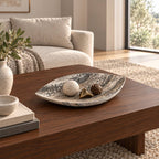 Silver travertine