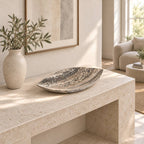 Silver travertine