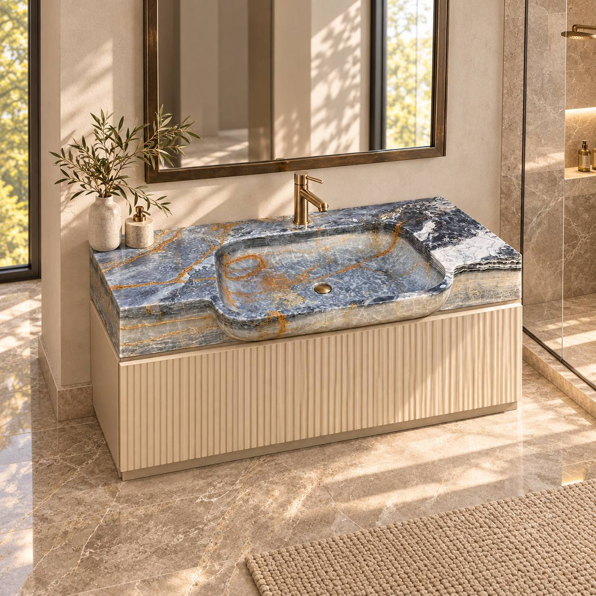Klara marmor washbasin