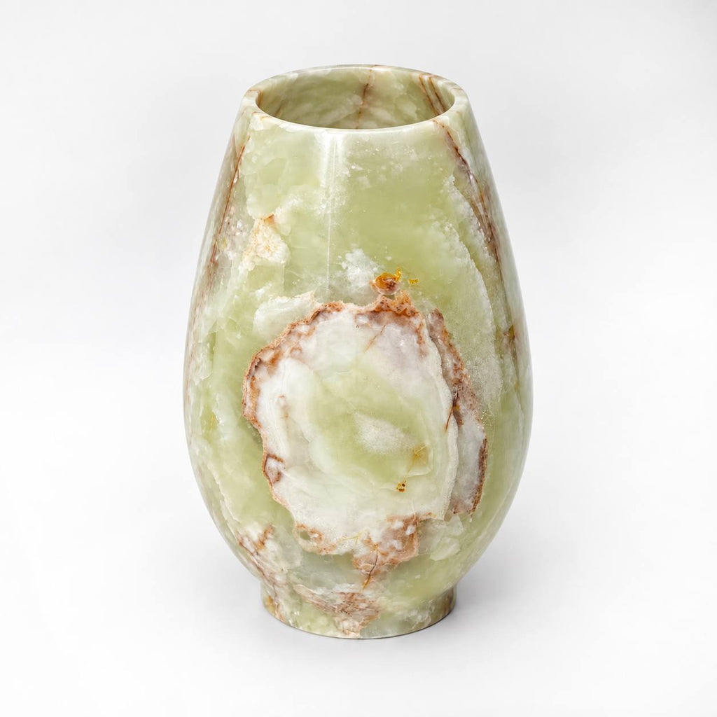 Pearl green onyx