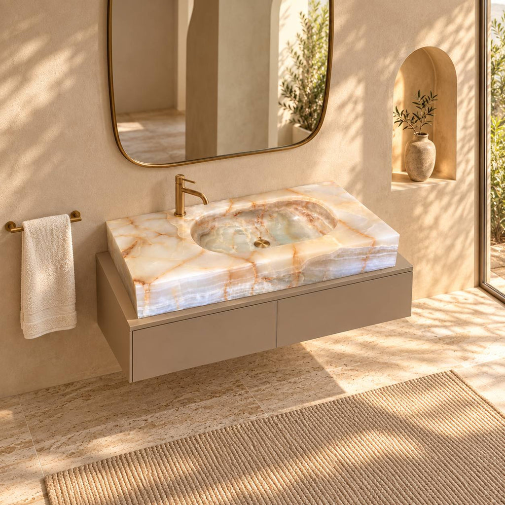 Melina onyx washbasin