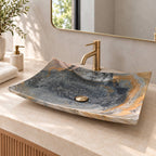 Aveline natural marble washbasin
