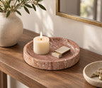 Red travertine