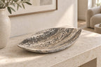 Silver travertine
